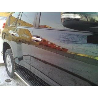 Dörrhandtagskåpor (4 st, rostfritt stål) Toyota Land Cruiser Prado 150 2009–2023 foto 3