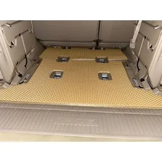 Bagagerumsmatta 2 st, beige (EVA, 7 säten)
