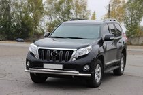 Toyota Land Cruiser Prado 150 2009–2023 Främre frontbåge ST014 (rostfritt) 60/42 mm foto 5