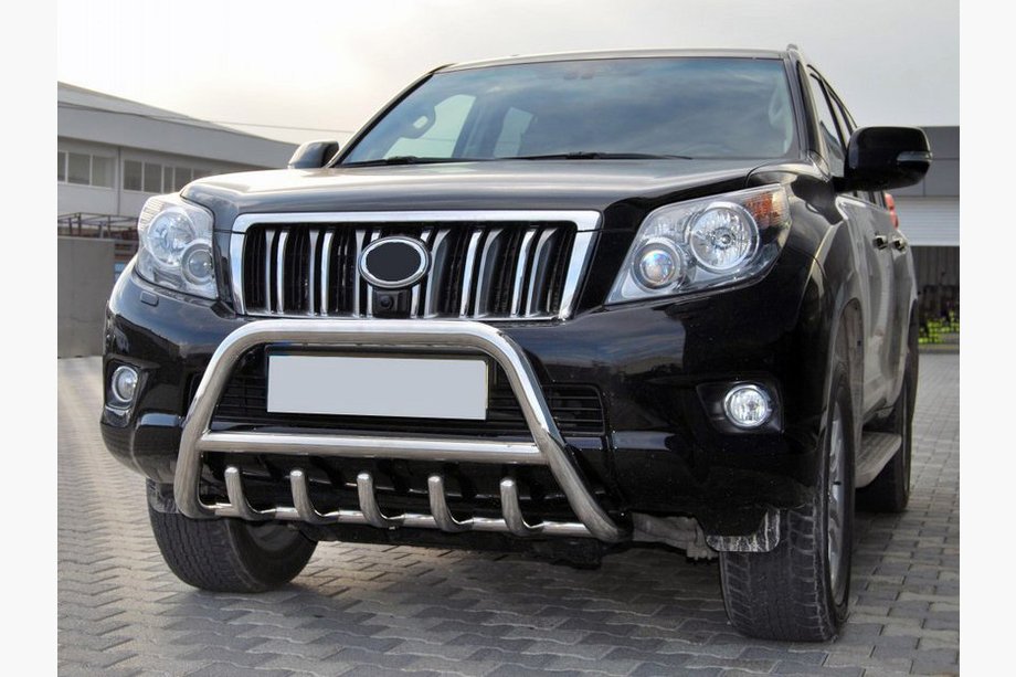 Toyota Land Cruiser Prado 150 2009–2023 Frontbåge WT003 (rostfritt stål) Image