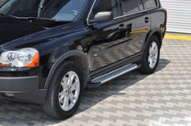 Volvo XC90 2002–2014 Sidosteg Allmond Grey (2 st, aluminium) foto 1
