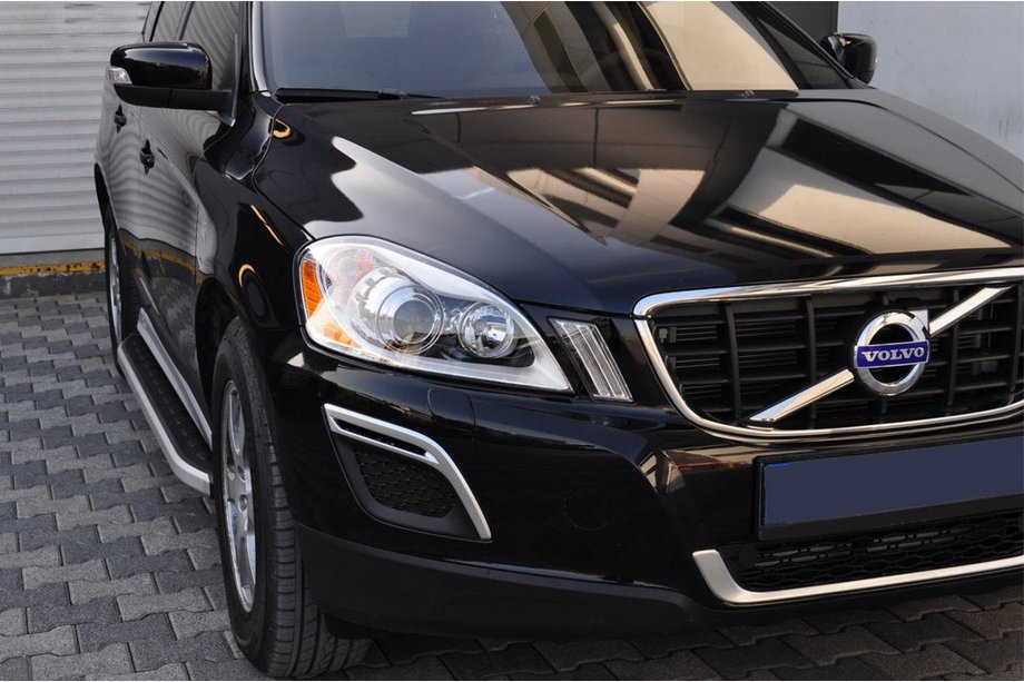 Volvo XC60 2009–2017 Sidosteg Fullmond (2 st, aluminium) Image