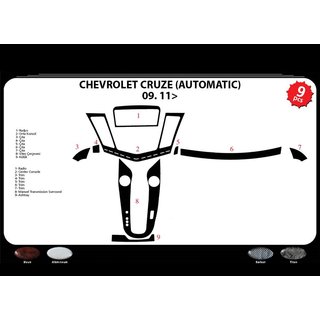 Instrumentpanelskåpor (automat) Chevrolet Cruze 2009–2015 foto 3