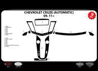 Chevrolet Cruze 2009–2015 Instrumentpanelskåpor (automat) foto 3