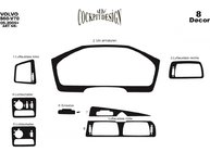 Volvo V70 2000–2007 Instrumentpanelsinlägg (huvuddelar, 2005-2007) foto 2
