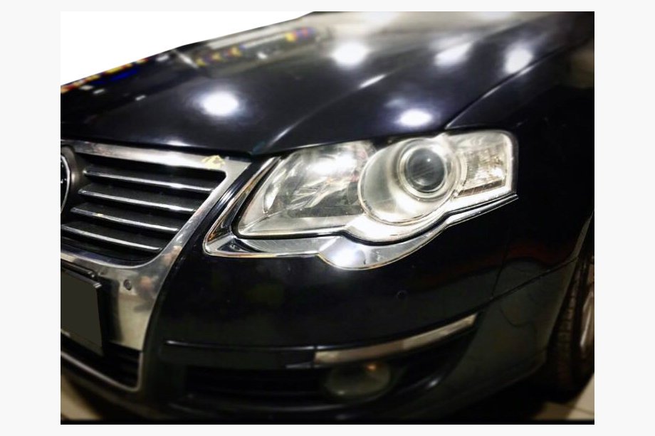 Volkswagen Passat B6 2006–2012 Ögonlock till strålkastare (2 st, plast) Image
