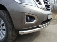 Ford Galaxy 1995–2006 Främre dubbel frontbåge ST014 (rostfri) foto 1