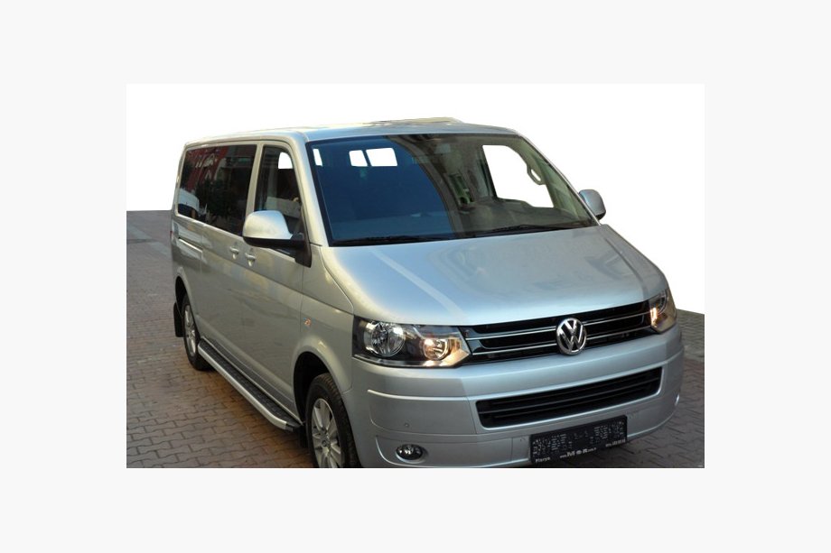 Volkswagen T5 2010–2015 Sidosteg Fullmond (2 st, aluminium) Image