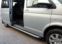 Volkswagen T4 Caravelle/Multivan 1990–2003 Sidosteg Fullmond (2 st, aluminium) foto 1