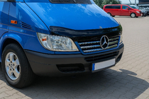 Mercedes Sprinter W901/902/903/904/905 1995–2006 Kromlister för kylargallerkant (2002-2006, 5 delar, rostfritt) foto 1