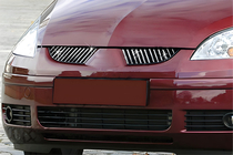 Mitsubishi Colt 2004–2012 Kromlister för frontgrill (24 st, rostfritt stål) foto 1