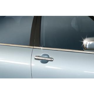 Yttre kromlister runt rutorna (4 st, rostfritt stål) Mitsubishi Lancer 9 2004–2008 foto 3