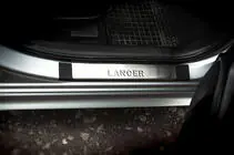 Mitsubishi Lancer X 2008– Instegslister (OMSA, 4 st, rostfritt stål) foto 1