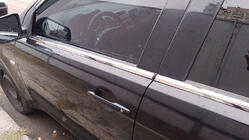Mitsubishi Lancer X 2008– Yttre fönsterlister (4 st, rostfritt) foto 1