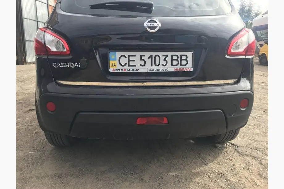 Nissan Qashqai 2007–2010 Bagagekantlist i rostfritt stål Foto 3