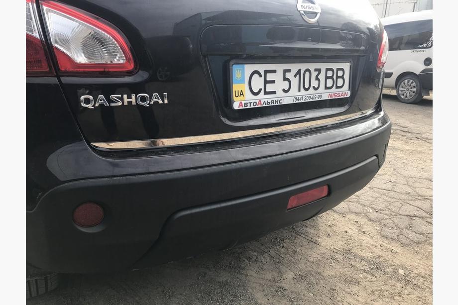 Nissan Qashqai 2007–2010 Bagagekantlist i rostfritt stål OmsaLine – italienskt rostfritt stål Foto 4