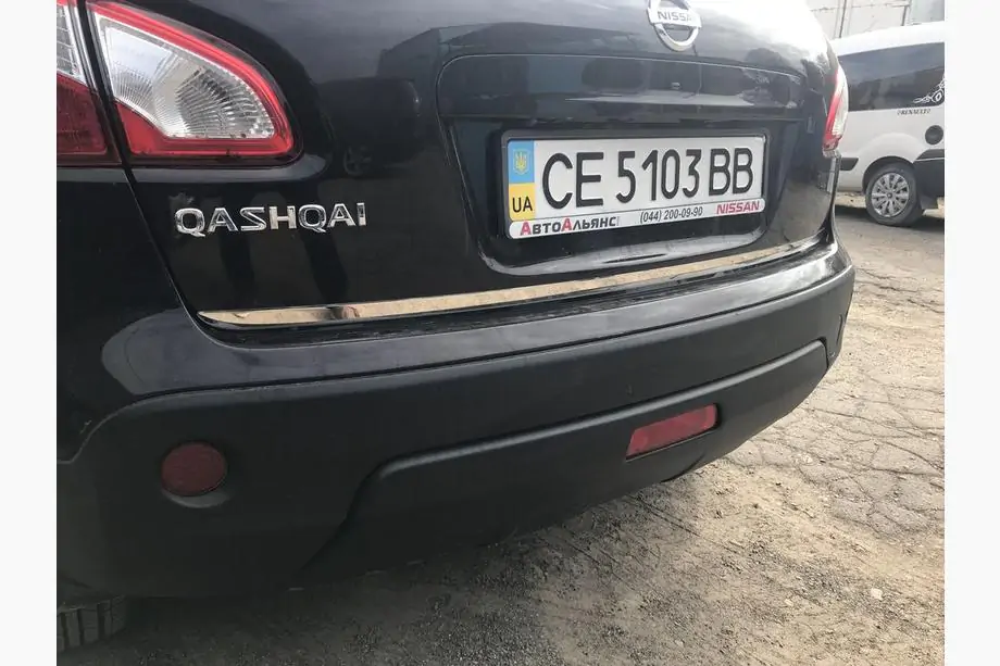 Nissan Qashqai 2007–2010 Bagagekantlist i rostfritt stål Foto 4