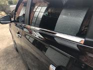 Nissan Qashqai 2007–2010 Yttre kromlister runt rutorna (4 st, rostfritt stål) Standardutförande, Carmos – turkiskt stål foto 4