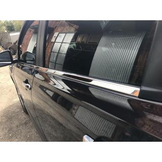 Yttre kromlister runt rutorna (4 st, rostfritt stål) Nissan Qashqai 2007–2010 foto 3