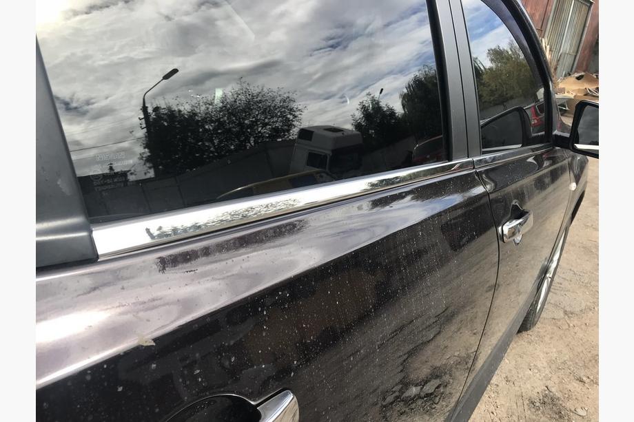 Nissan Qashqai 2007–2010 Yttre kromlister runt rutorna (4 st, rostfritt stål) Foto 6