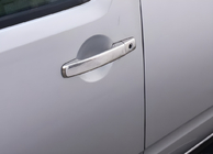 Nissan Pathfinder R51 2005–2014 Dörrhandtagskåpor (2 st, rostfritt) Med chip, Carmos – turkiskt rostfritt stål foto 3