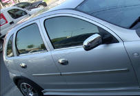 Opel Corsa C 2000–2006 Dörrlister (4 st, rostfritt stål) foto 1