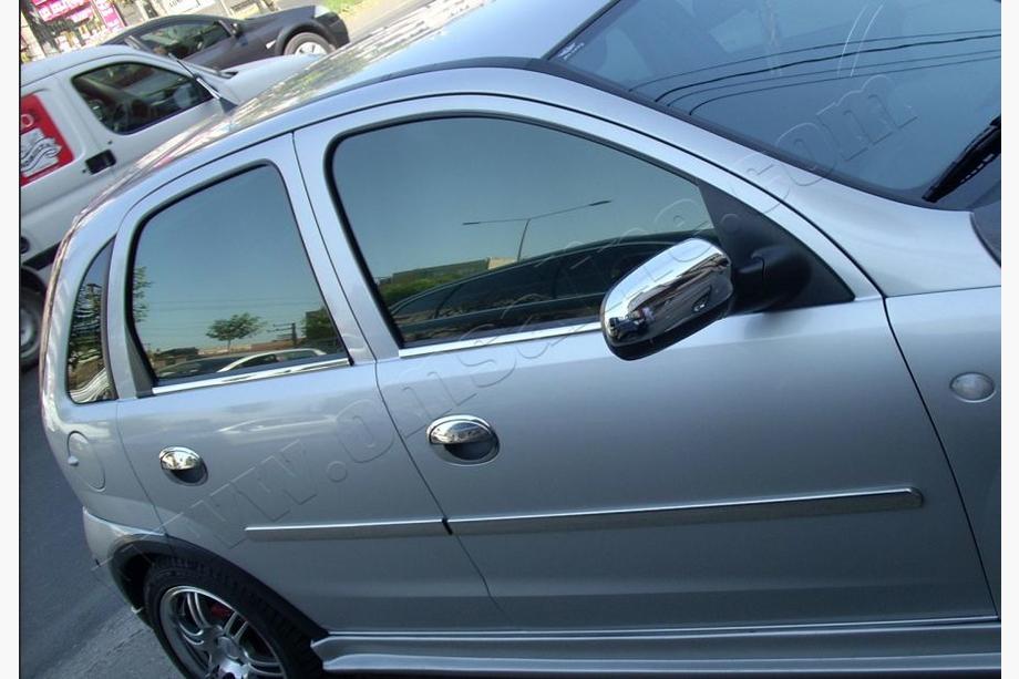 Opel Corsa C 2000–2006 Dörrlister (4 st, rostfritt stål) Image