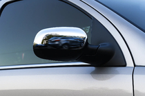 Opel Corsa C 2000–2006 Spegelskal (2 st, rostfritt stål) foto 2
