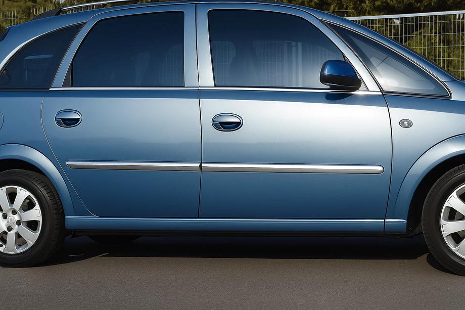 Opel Meriva 2002–2010 Dörrlister (4 st, rostfritt stål) Image
