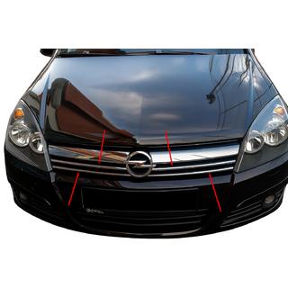Grillister (4 st, rostfritt stål) Opel Astra H 2004–2013 foto 1