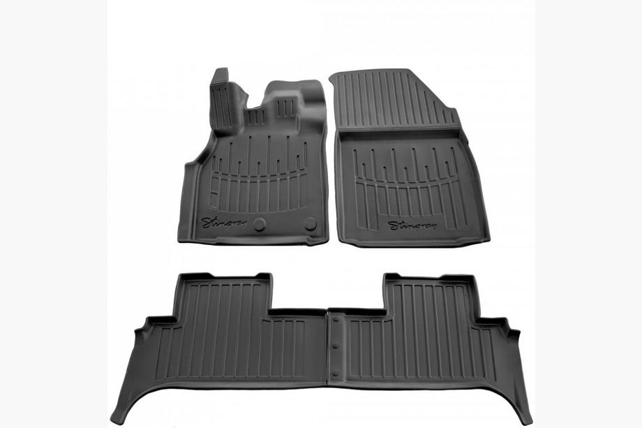 Renault Scenic/Grand 2009–2016 Stingray 3D golvmattor (4 st, polyuretan) Image