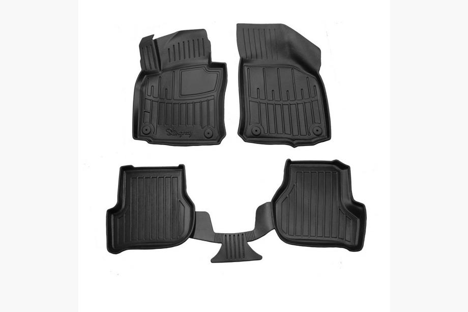 Skoda Octavia II A5 2006–2010 Stingray 3D bilmattor (5 st, polyuretan) Image