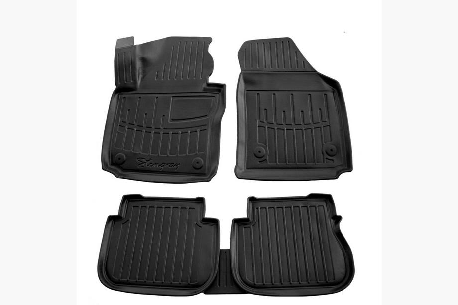 Volkswagen Caddy 2010–2015 Stingray 3D bilmattor (3-dörrars) set 5 st, polyuretan Image