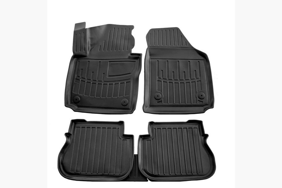 Volkswagen Caddy 2010–2015 Stingray 3D bilgolvmattor (4-dörrars) (5 st, polyuretan) Foto 1