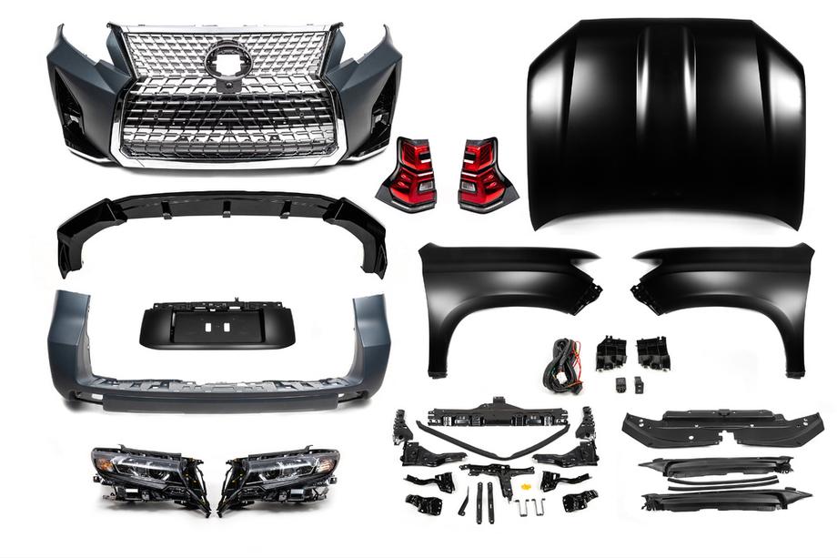 Toyota Land Cruiser Prado 150 2009–2023 Facelift-ombyggnadskit från 2009-2016 till 2017- (Elite set) Image