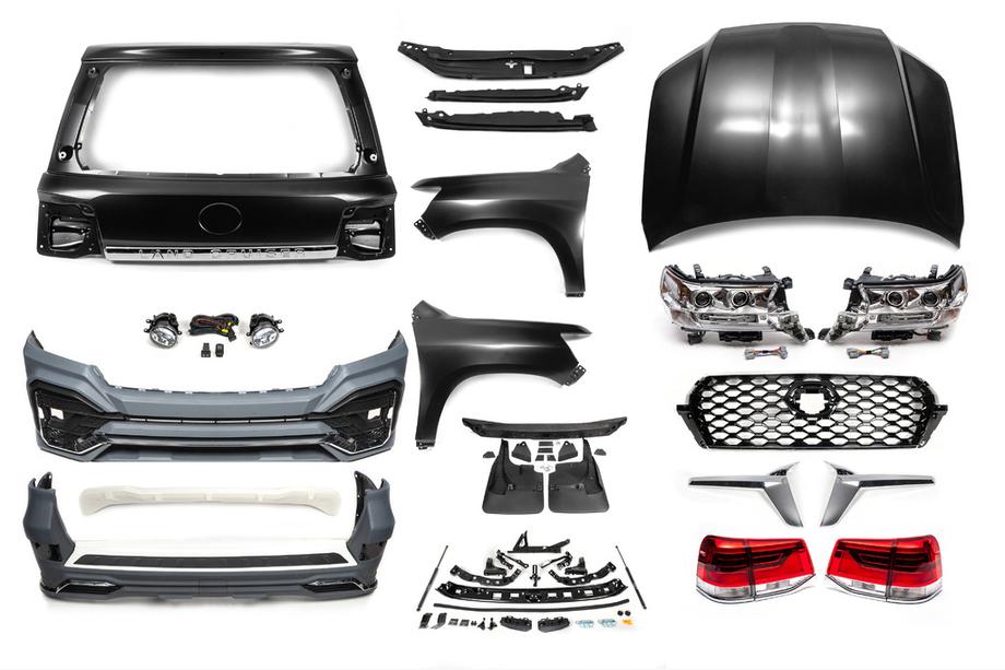 Toyota Land Cruiser 200 2007–2021 Restyling ombyggnadskit från LC200 2008-2015 till LC 2022 TRD EWAN Foto 1