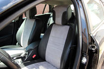 Renault Megane III 2009–2016 Bilklädsel i ekoläder + tyg + Antara Antara A0010 (komplett sats) foto 2