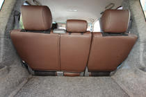 Toyota Land Cruiser Prado 120 2002–2009 Sätesöverdrag konstläder + tyg + Alcantara Antara A088 (komplett kupé) foto 13