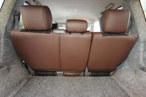 Toyota Land Cruiser Prado 120 2002–2009 Sätesöverdrag konstläder + tyg + Alcantara Antara A088 (komplett kupé) foto 10