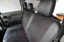 Dacia Logan I 2005–2008 Sätesskydd i konstläder+tyg+Alcantara Antara A001 (komplett sats för hela kupén) foto 8