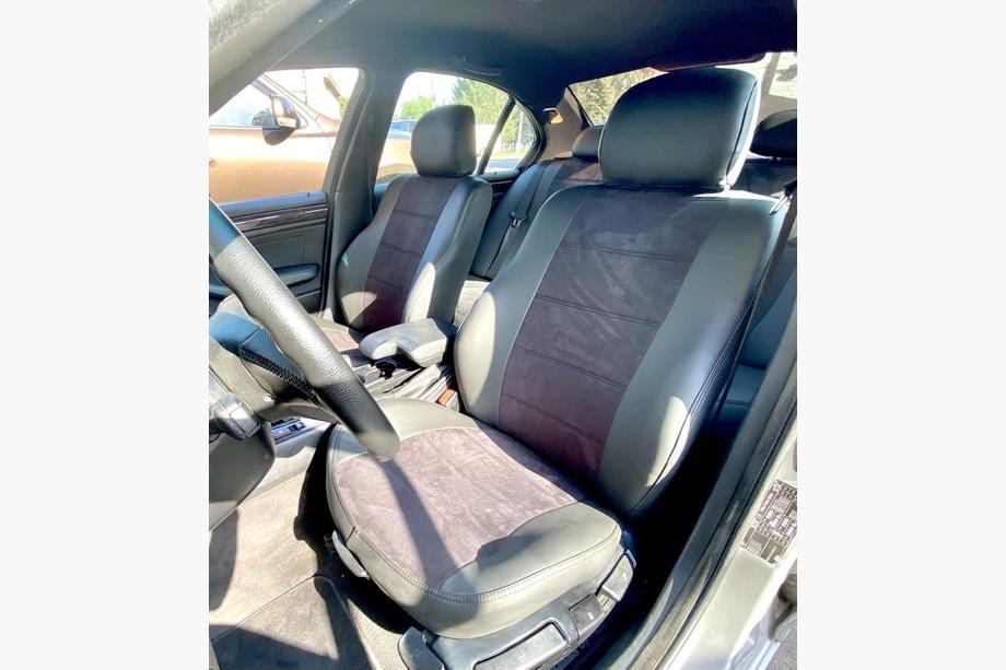 BMW 3-serie E46 1998–2006 Sätesskydd i konstläder+tyg+Alcantara Antara A001 (komplett sats för hela kupén) Image