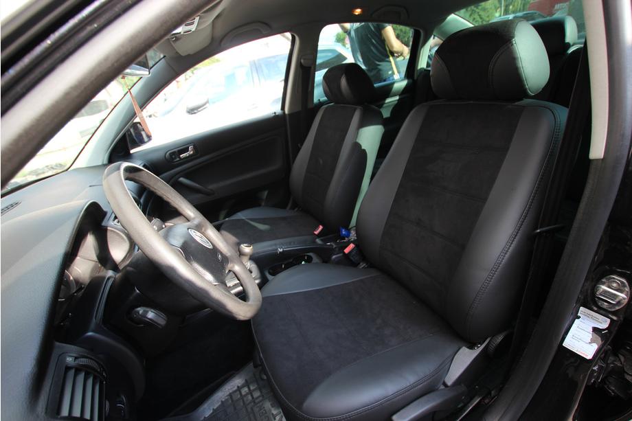 Volkswagen Passat B5 1997–2005 Sätesskydd i konstläder+tyg+Alcantara Antara A001 (komplett sats för hela kupén) Image