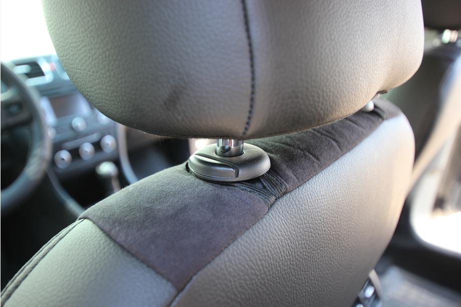 Volkswagen Golf 6 2008–2014 Sätesskydd i konstläder+tyg+Alcantara Antara A001 (komplett sats för hela kupén) Foto 4