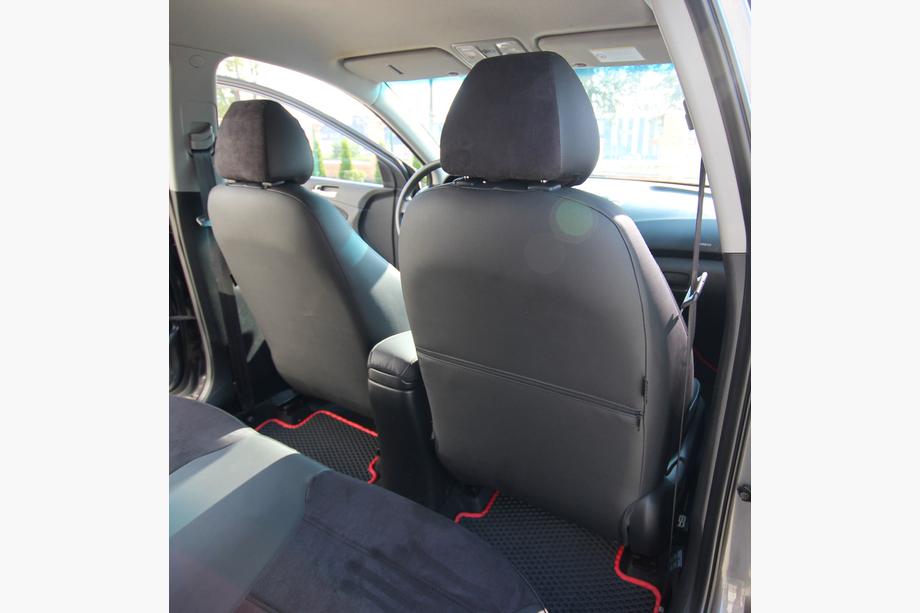 Hyundai Accent 2011–2017 Sätesskydd i konstläder+tyg+Alcantara Antara A001 (komplett sats för hela kupén) Foto 7