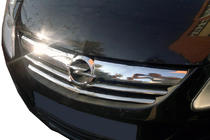 Opel Corsa D 2007–2014 Grillister (3 delar, rostfritt stål) foto 1