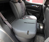 Nissan Qashqai 2014–2021 Sätesskydd i konstläder+tyg+Alcantara Antara A001 (komplett sats för hela kupén) foto 4