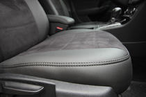 Volkswagen Passat B7 2012–2015 Sätesskydd i konstläder+tyg+Alcantara Antara A001 (komplett sats för hela kupén) foto 15