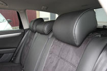 Volkswagen Passat B7 2012–2015 Sätesskydd i konstläder+tyg+Alcantara Antara A001 (komplett sats för hela kupén) foto 4