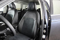 Audi A4 B8 2007–2015 Sätesskydd i konstläder+tyg+Alcantara Antara A001 (komplett sats för hela kupén) foto 6