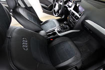 Audi A4 B8 2007–2015 Sätesskydd i konstläder+tyg+Alcantara Antara A001 (komplett sats för hela kupén) foto 8